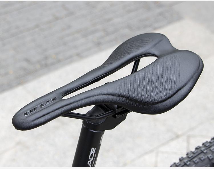 GUB 1182 Breathable Chromoly Steel Bike Saddle with Elliptical Rails for Road and Mountain Bikes Fits Standard Seatpost