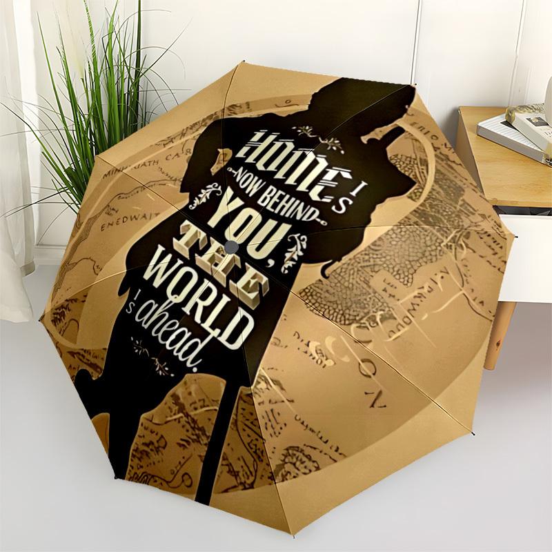 

1pc The Lord of the Rings Open/Close Folding Umbrella - Raining Gear for Travel Umbrella, All- Portable Umbrella for & Men 8-Rib yy251229052
