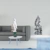 Penguin Yin Collectable Resin Animal Figurine Craft for Housewarming Office Bedroom Tabletop Feng