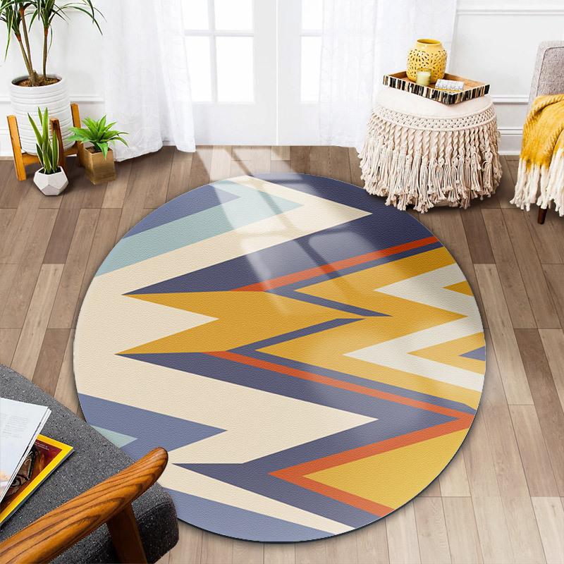 Nordisches Wohnzimmer Runder Teppich Schlafzimmer Bettvorleger Schminktisch Computerstuhl Bodenmatte