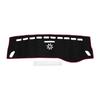 HEROFFIX Dashboard Mat for Interior Dashboard Sun Suede Black with Red Custom Parts and Accessories Mercedes-Benz GLA-Class, Cover, Protection,