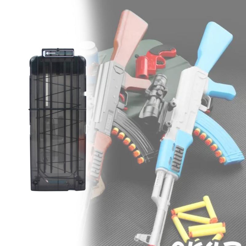 Bullet Magazine Soft Soft Gun 12 Rounds Compatible Heat Fire Toy Gun Adults Kids
