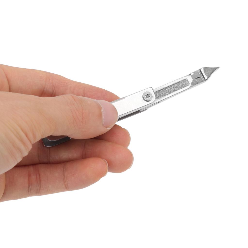 Bike Multitool Stainless Steel Bicycle Multi Tool Kit Outdoor Multifunctional Screwdriver Nail File Mini Knife Phone Holder Set with Key Ring