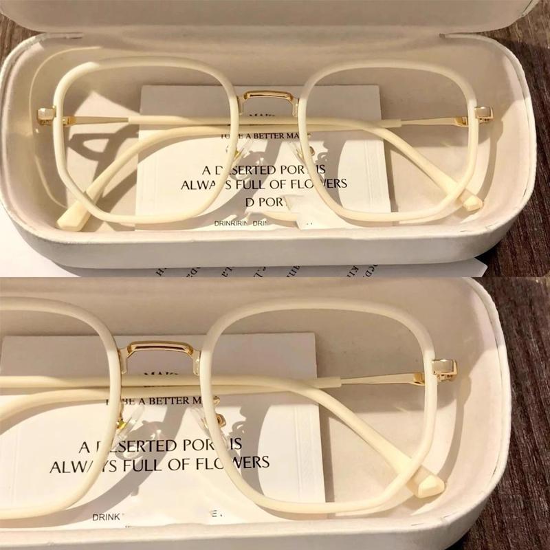 3Pcs Women'S Anti Blue Light Myopia Glasses Fashionable Ultra Light Large Frame Glasses Personalized High-End Myopia Glasses