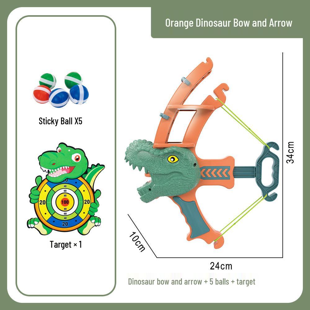 Catapult Sticky Ball & Bow Set: Educational Parent-Child Cartoon Dartboard Toy