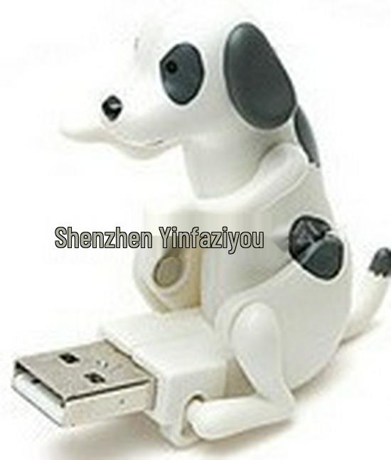 Креативная USB-флешка в виде щенка: Умная активация касанием, Милый настольный орнамент, Портативный, Большая емкость. 8GB black