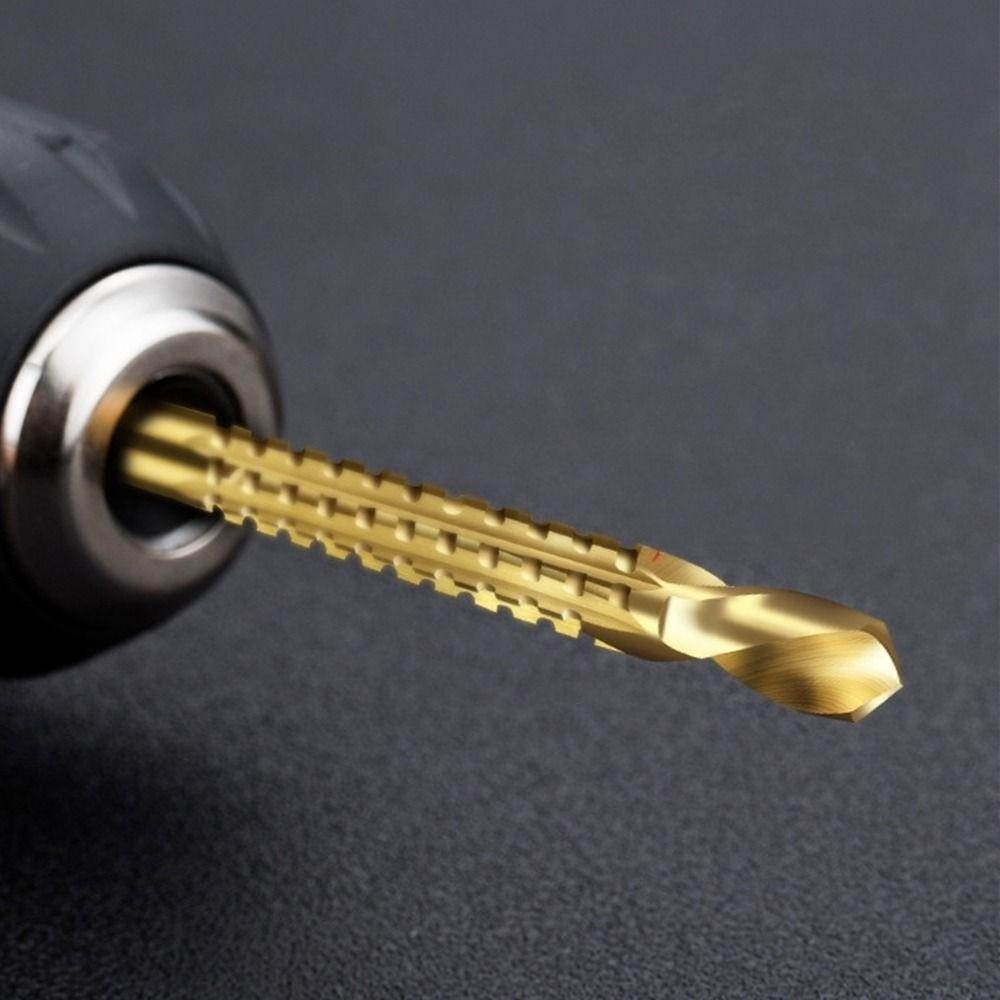 6pcs Hole Opening Grooving Drills 3-8MM HSS Drill Bits Twist Bore Bits Hand Drill Accessories