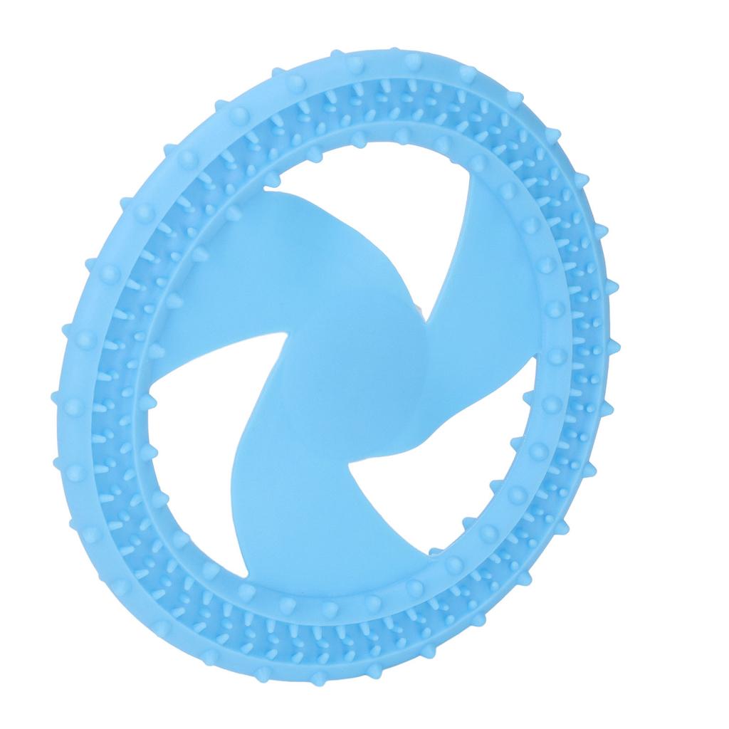 Hund Frisbee Spielzeug Weich Zahnreinigung Interaktiv Silikon Haustier Frisbee Kauspielzeug für