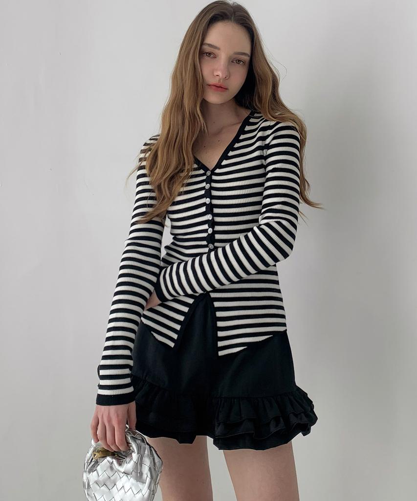 Baseukala Frill Mini Skirt Pants (2Colors)