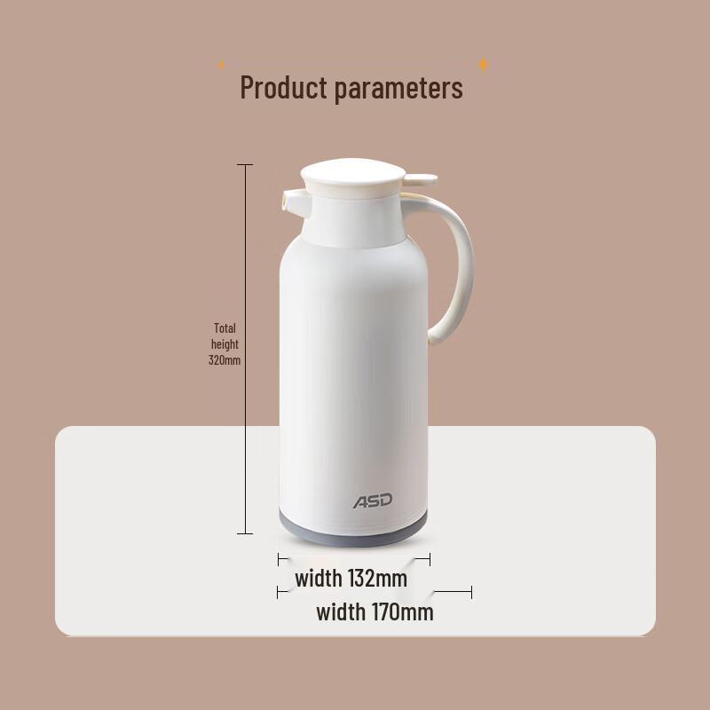 Aishida Glass Liner Vacuum Flask