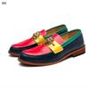 Moda Taglia Grande 38-48 nuova pelle Scarpe Casual da Uomo colore misto moda Punta chiusa sabot piatto moda scarpe estive 19