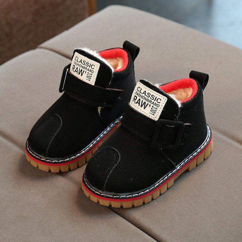 Children Boys Girls Cotton Shoes Baby Shoes Winter Shoes Winter Shoes Velvet Cotton Shoes 0-1-3 -2 Years 6 Snow Shoes