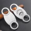 Hot Sale Stainless Steel Cigar Scissors Sharp Double Blade Portable Metal Cutter Durable Smoking Accessories
