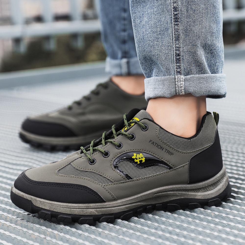 Men's Work Shoes Four Seasons Outdoor Hiking Hiking Shoes Construction Site Work Labor Protection Shoes Casual Sports Shoes