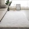 White Silk Wool Rug Pad Bedroom Living Room Children's Room Home Decor Soft and Fluffy Machine Washable Anti-slip