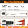 SGR2431 00492431 00487383 oven igniter for Bosch Thermador Gas Range Flat Ignitor, Replaces 1107469 AP3674290 PS3472541 EAP3472541