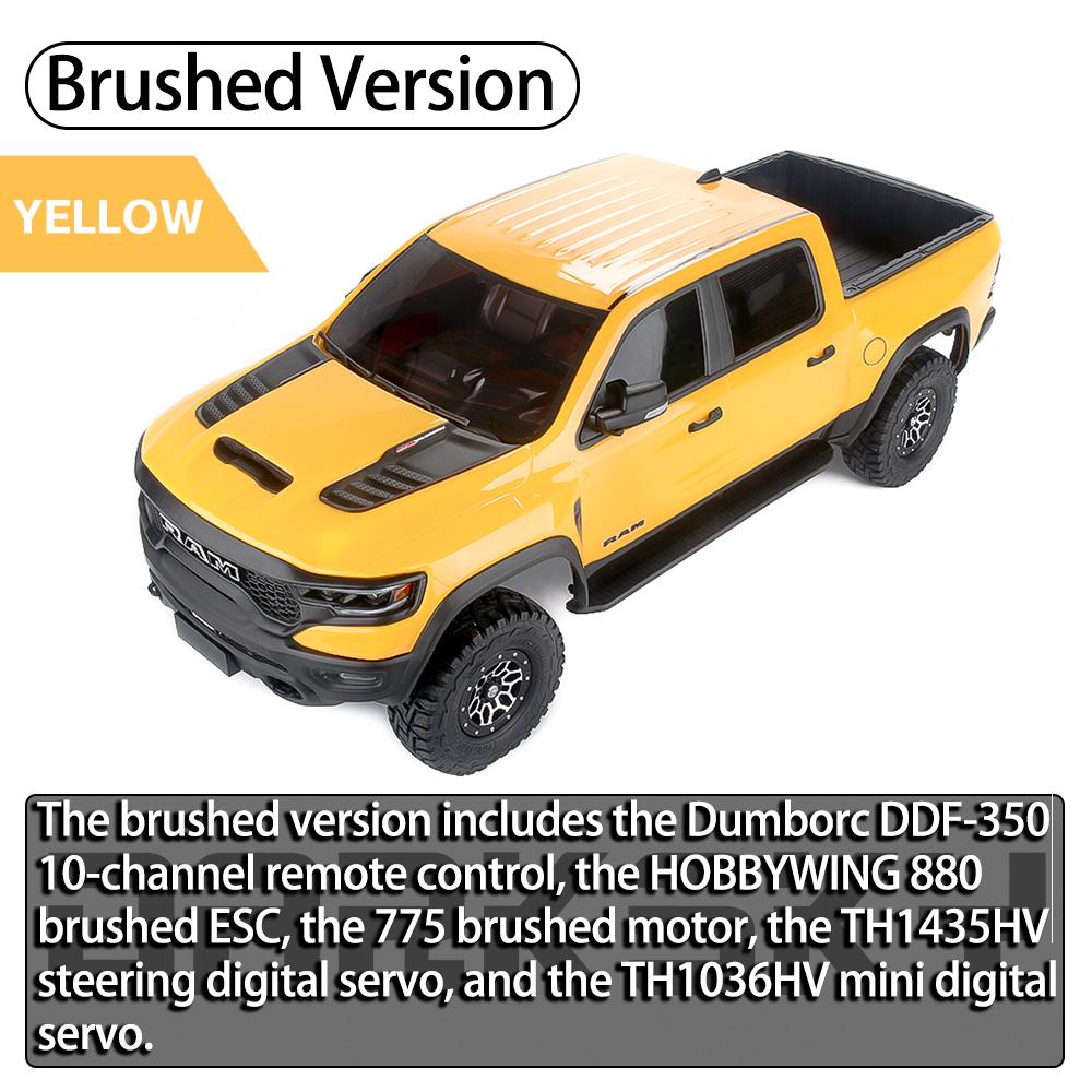 TRACTION HOBBY KM 1500 Pickup Truck 1/8 RC Simulation Electric Remote Control Model Cars Rock Crawler Adult Children's Toys
