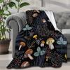 Mushroom Blanket Super Soft Living Room Sofa Decor Cartoon Plants Style Flannel Blankets Teen Boy Girls Adults Throw Blankets