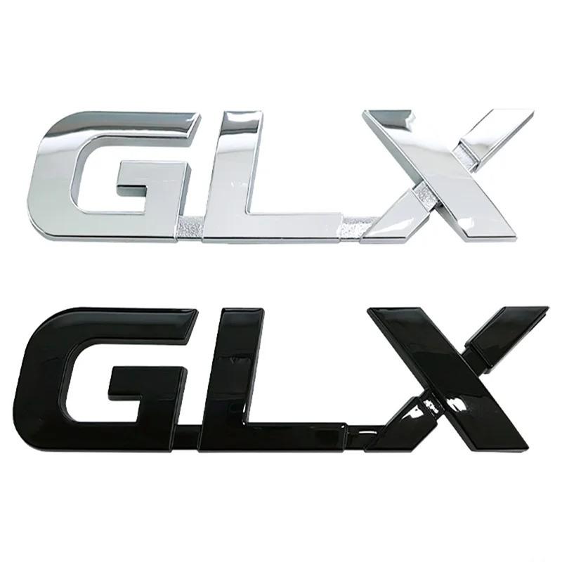 11.2x3cm Car Body Sticker Rear Trunk Badge for Toyota GLX Logo Avensis Camry Harrier GR Hiace CHR Auris Rav4 Yaris Accessories J33