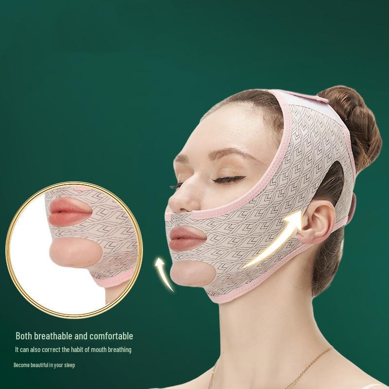 

Gray Seamless Breathable V-Face Contouring and Sculpting Lift Mask OPP Bag