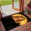 Adele Print Crystal Velvet Plush Rug Anti?Slip Wear?Resistant Floor Carpet For Indoor Household Home Decoration