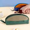 Oxford Fabric Shell Pencil Case With Large Capacity For Students And Office Use