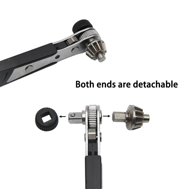 Mini Bit Ratchet Wrench Bit Nozzle Handle Screwdriver Hexagon Torx Bit Nozzle Socket Wrench Screwdriver Tools Auto Repair Tools