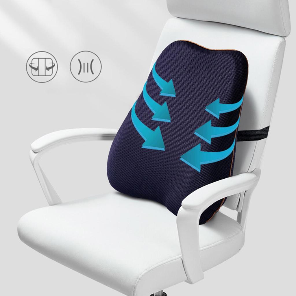 Back Cushion Concave Surface Wear Resistant High Density Comfortable Breathable Rest Pillow for