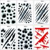 Stickers Side Car Auto Bullet Hole Motorcycle Decoration Sticker 3d Styling Car