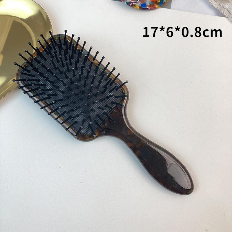 European Acetate Fiber Airbag Comb for Girls – Fluffy Crown Massage Cushion Comb