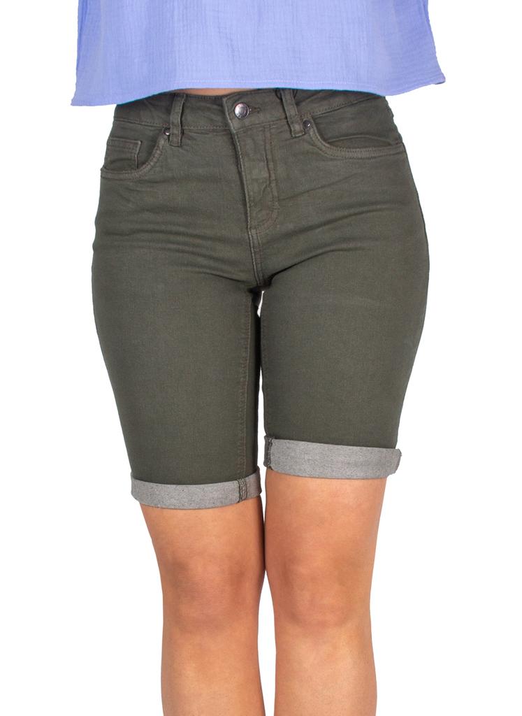 Krótkie Spodenki Jeansowe Szorty Damskie Elastyczne Bermudy Modne 46 3Xl