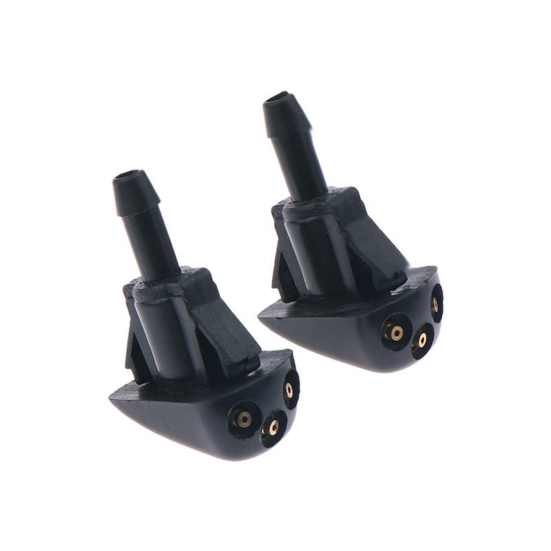 2Pcs 3Holes Car Windshield Wiper Washer Spray Nozzle Universal Car Windshield Washer Nozzles Wiper Water Spray Jet Auto Accessor