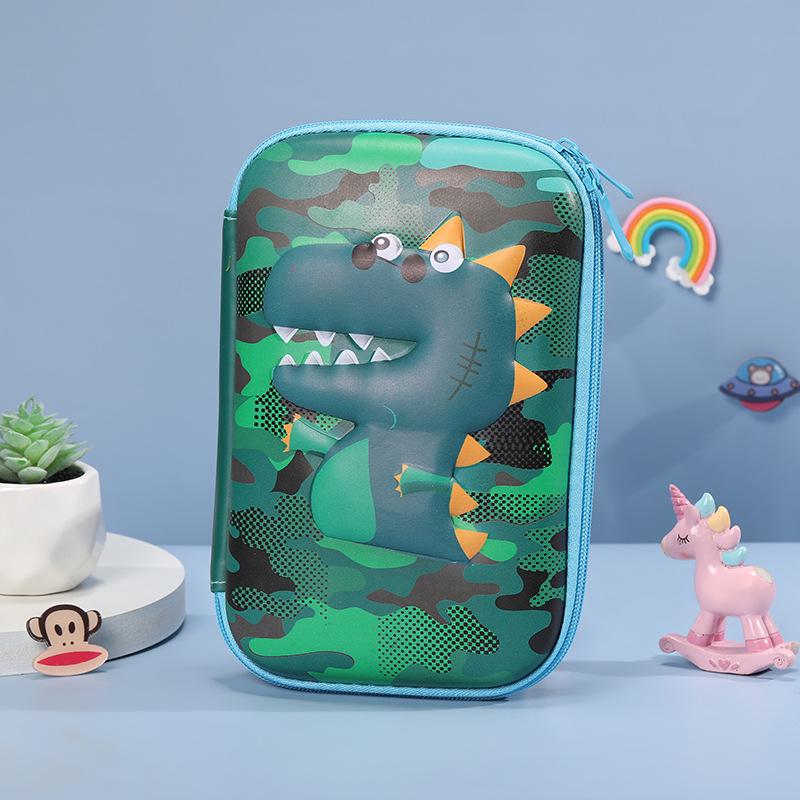 Cartoon Astronaut Large Capacity Pencil Case - Multi-purpose EVA Pencil Box for Kids