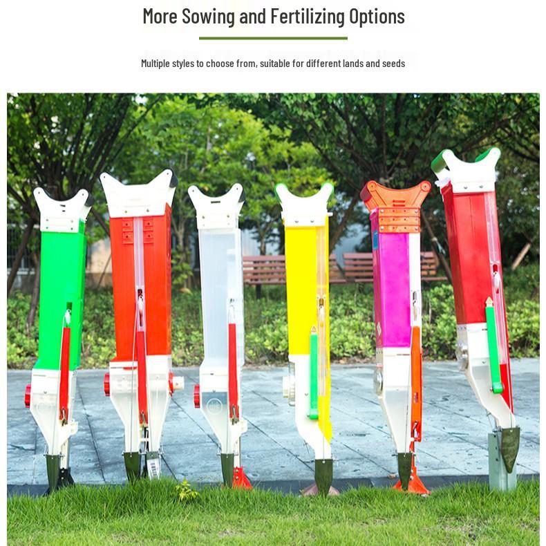 Handheld Fertilizer & Seed Spreader - Single/Double Tube for Corn, Soybean, Peanut