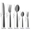 6/24Pcs Tableware Set Stainless Steel Utensil Kitchen Knives Cake Forks Coffee Spoons Cutlery for Home Restaurant Flatware Set