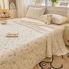 Class A Double Layer Gauze Bedding: Single Cotton Bed Sheet & Duvet Cover Set for Dorm Rooms