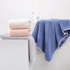 Coral Fleece Quick-Dry Candy Stripe Bath Towel: Super Soft, Large, Thickened, Colorful, and Absorbent.