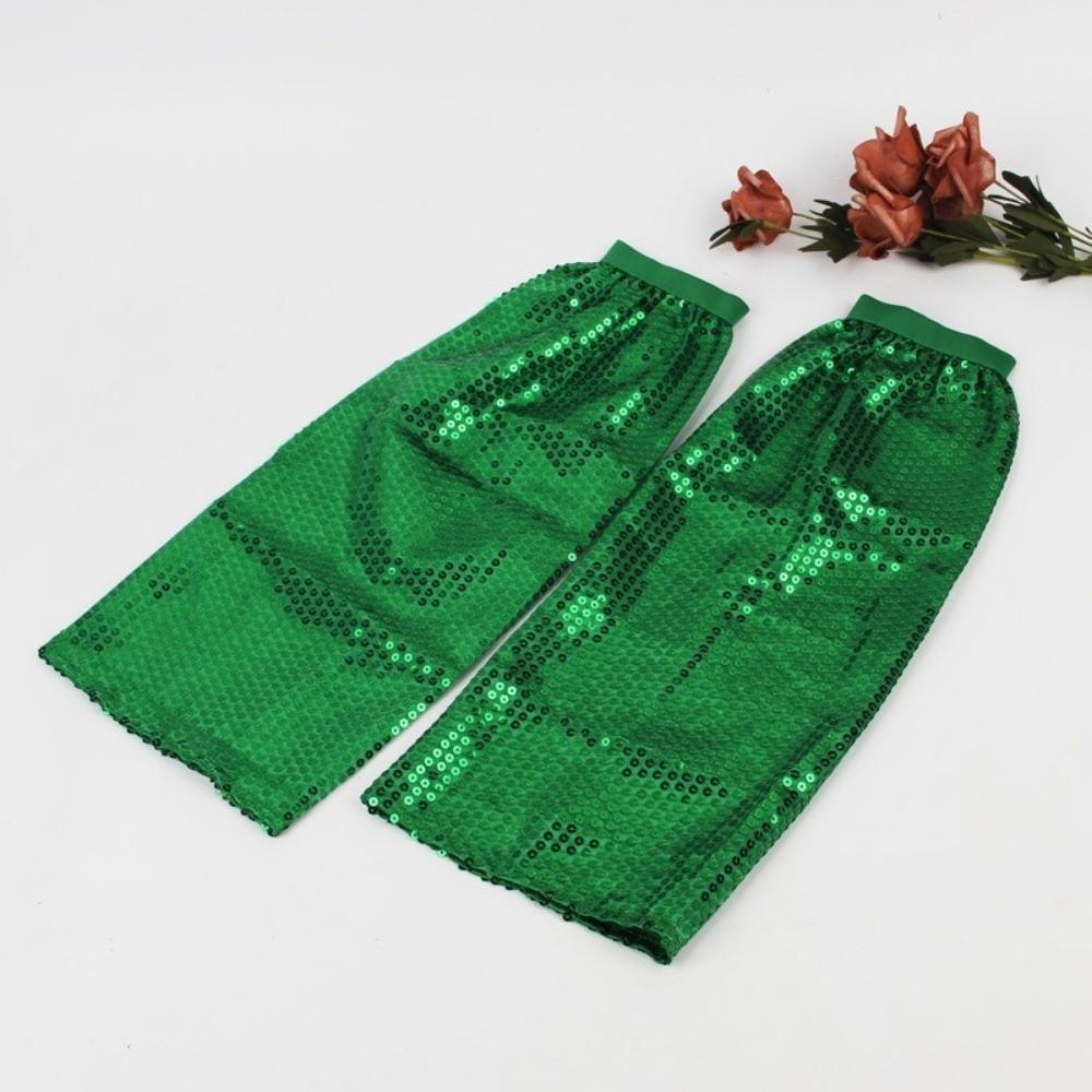 1 Paar Glänzende Glitzernde Beinsocken Kniehoch Beinbedeckung Damenbekleidung Pailletten Stulpen Partykleid