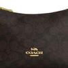 Coach Bolso Bandolera con Cierre Superior de Lona Recubierta, Bolso de Hombro Mini para Mujer Color Nogal CX604-IMXDO
