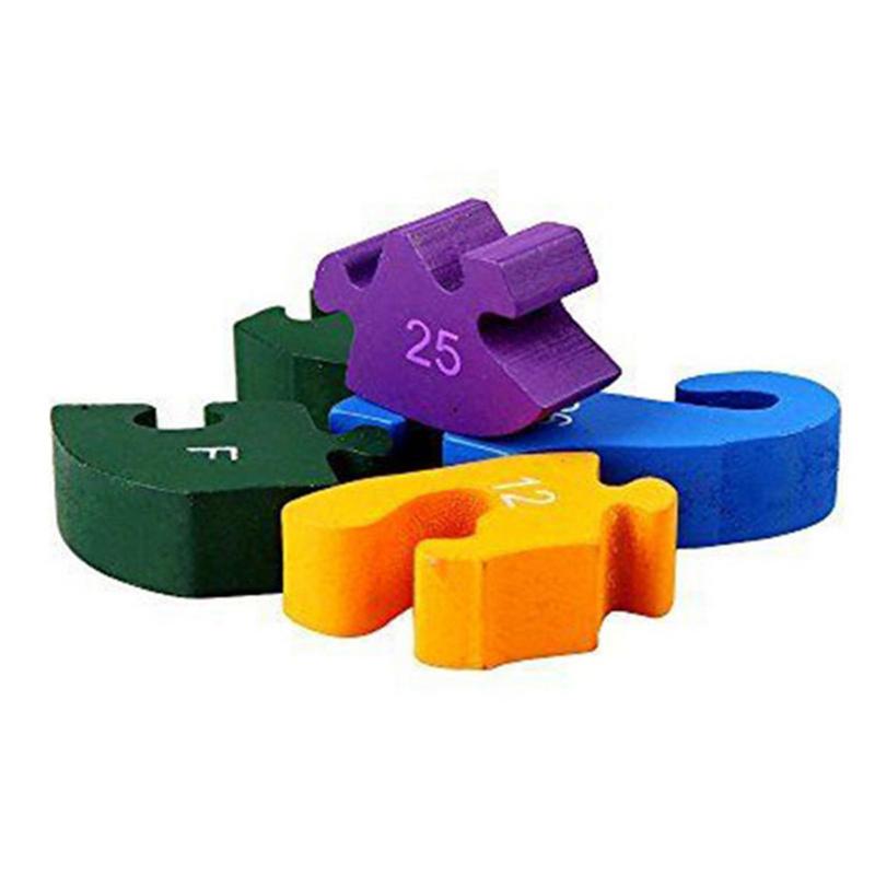 Alphabet Wooden Puzzle Wooden Toys Alphabet Number Building Jigsaw Puzzle Snake Shape Funny Digital Puzzle Game Educational Toys france