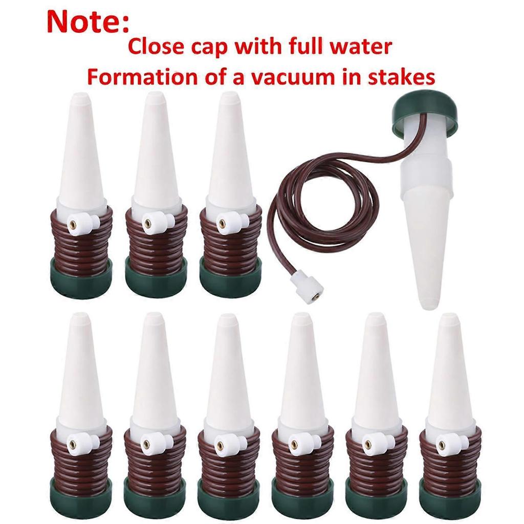 Watering Stakes Automatic Watering System, 10 Pack Plant Self Drip Irrigation Slow Release for Indoor or Outdoor Houseplants