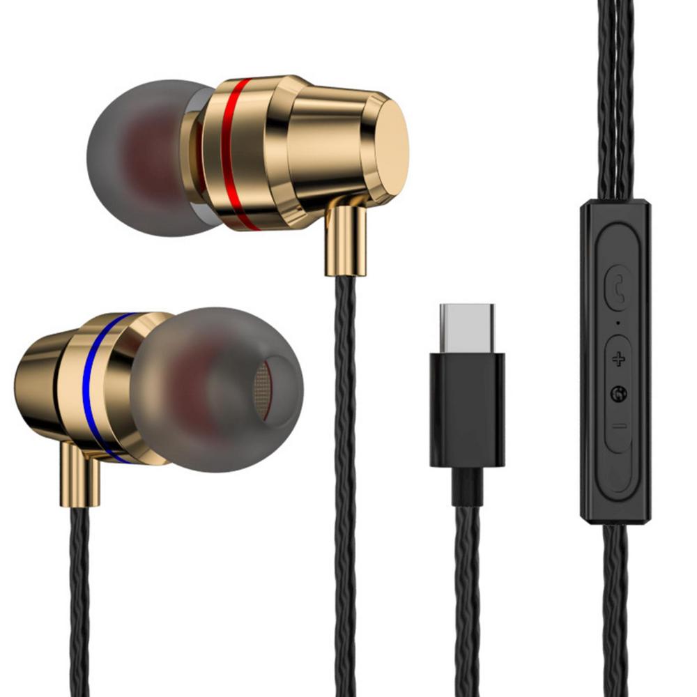 Type C Headphone ForXiaomi 11T 10T Redmi Note 9 10 Pro Earphone With Microphone Wired SportHeadsets