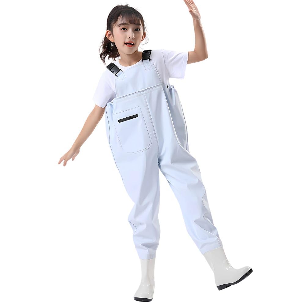 

YMSTco Вейдерси з травмою плеча вейдерса Рибальський водний комбінезон Розмір Дитячий До грудей Чоботи, Унісекс, Милий, Лямки, Водонепроникний, Профілактика, Костюм,