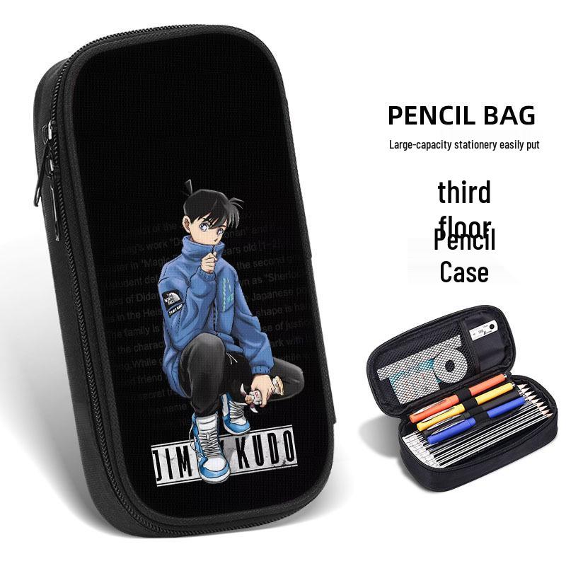 Detektiv Conan Kaito Kid Federmäppchen, Schulbedarf für Kinder, Jungen & Mädchen