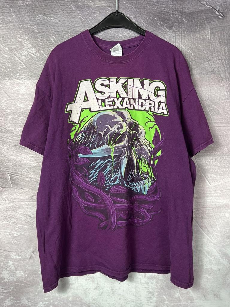 Asking Alexandria Britische Rockband Schweres Baumwoll-Unisex-T-Shirt S-5XL KH14165