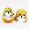 Wooden Animal Tiger Stacking Toy Animals Pattern Matryoshka Doll Toys  Boy Kids