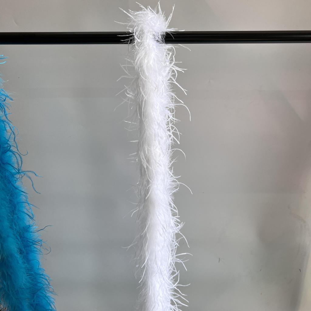 Ostrich Feather Strips for Decorative Stage & Catwalk Scarves