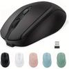 Rechargeable Wireless Mouse Dual Modes Bluetooth-compatible 2.4G USB Silent Ergonomic Mice For Laptop Pad Tablet Macbook Mause