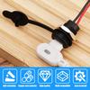 1-10PC Type-C Jack Female Charging Port Waterproof with Carabiner Female Charging Port Waterproof Female Dock Charger Connector