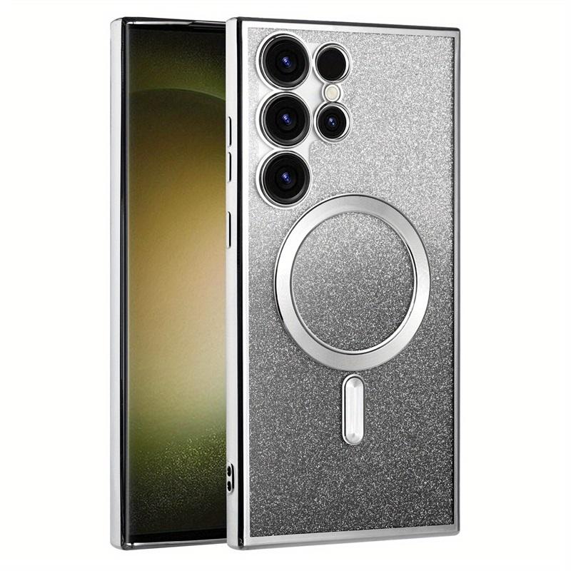 Capa BlingBright para Samsung Galaxy S24 S23 S22 S21 S20 Ultra Plus FE Glitter Case Note20 Ultra Plate Wireless MagSafe Magnetic